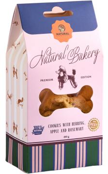 Изображение 2 - Natural Dried Bakery Печиво з оселедцем, яблуком та розмарином