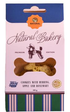 Изображение 1 - Natural Dried Bakery Печиво з оселедцем, яблуком та розмарином