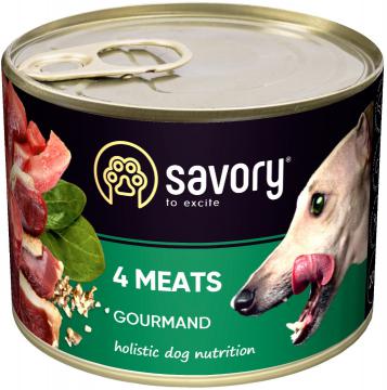 Изображение 1 - Savory Dog Gourmand 4 meats pate