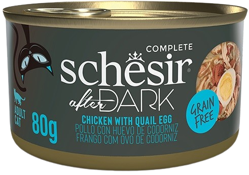 Изображение 1 - Schesir Cat After Dark  курка з перепелиним яйцем в бульйоні