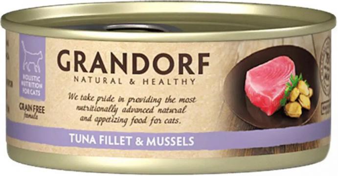 Изображение 1 - Grandorf Cat Tuna Fillet and Mussels Вологий корм