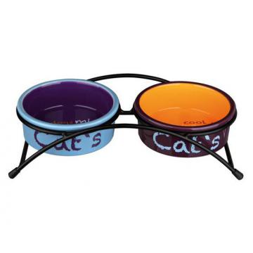 Изображение 2 - Trixie Cats миски керамічні на підставці