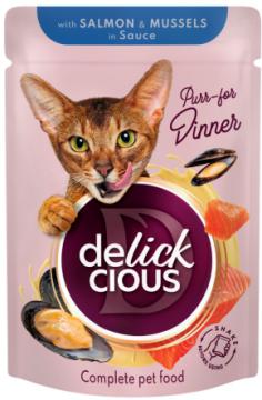 Изображение 1 - Delickcious Шматочки з лососем і мідіями в соусі