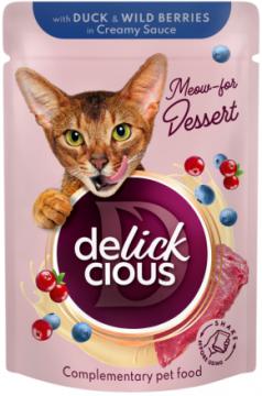 Изображение 1 - Delickcious Пластівці з качкою та лісовими ягодами у вершковому соусі