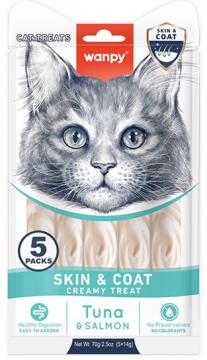 Изображение 1 - Wanpy Cat Functional Creamy Lickable Treat Skin&Coat