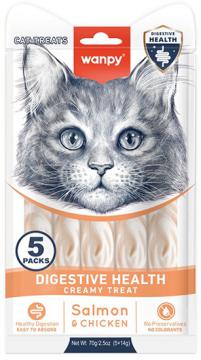 Изображение 1 - Wanpy Cat Functional Creamy Lickable Treat Digestive Health