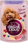 Delickcious Пластівці з ягнятиною та лісовими ягодами у вершковому соусі