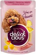 Delickcious Пластівці з індичкою та тропічними фруктами у вершковому соусі