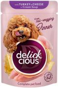 Delickcious Смужки з індичкою та сиром в крем-супі
