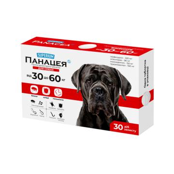 Изображение 1 - Superium Панацея таблетки для собак вага 30-60 кг