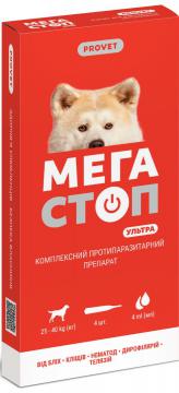 Изображение 1 - Природа Provet Мега Стоп Ультра Краплі для собак від 25 до 40 кг