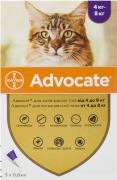 Bayer Advocate для кішок від 4 до 8 кг