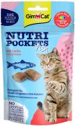 GimCat Nutri Pockets Fish подушечки з лососем