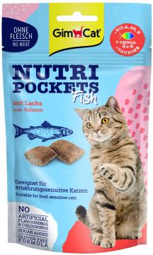 Изображение 1 - GimCat Nutri Pockets Fish подушечки з лососем