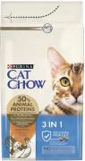 Cat Chow Feline 3in1 формула з потрійною дією