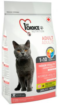 Изображение 1 - 1st Choice Adult Cat Indoor Vitality з куркою