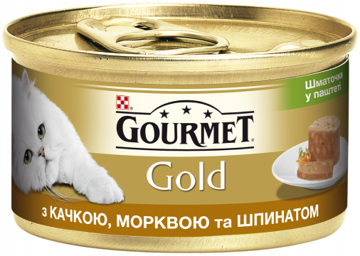 Изображение 2 - Gourmet Gold шматочки в паштеті з качкою, морквою і шпинатом