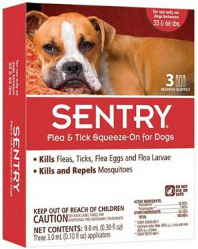 Изображение 1 - Sentry краплі для собак від 15 до 30 кг