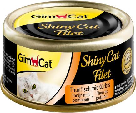 Изображение 1 - GimCat ShinyCat Filet Консервы тунец с тыквой