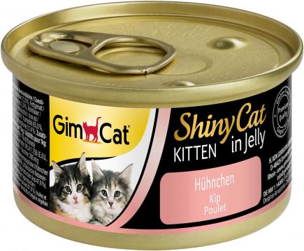 Изображение 1 - GimCat ShinyCat Kitten Консервы для котят цыпленок