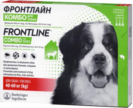 Изображение 1 - Frontline Combo XL для собак весом 40-60 кг
