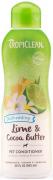 TropiClean Lime-Cocoa Butter кондиционер контроль линьки