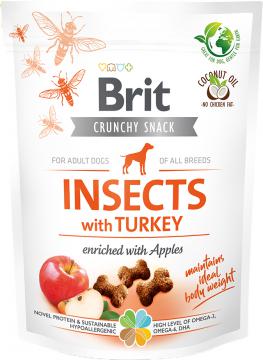 Изображение 1 - Brit Care Dog Crunchy Cracker Insects Индейка с яблоками