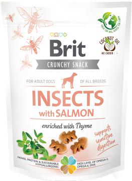 Изображение 1 - Brit Care Dog Crunchy Cracker Insects Лосось с тимьяном