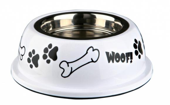 Изображение 2 - Trixie Woof миска стальная с пластиковым покрытием
