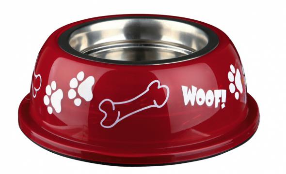 Изображение 4 - Trixie Woof миска стальная с пластиковым покрытием