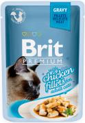 Brit Premium Pouch Кусочки из куриного филе в соусе