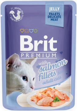 Изображение 1 - Brit Premium Pouch Кусочки из филе лосося в желе