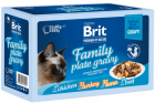 Brit Premium Pouch Family Plate Gravy Кусочки в соусе