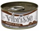 Vibrisse консервы для кошек с говядиной и тыквой