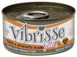 Изображение 2 - Vibrisse Консервы для кошек с тунцом и куриной ветчиной в желе