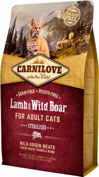 Изображение 1 - Carnilove Cat Sterilised Ягненок и дикий кабан для стерилизованных