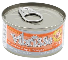 Изображение 1 - Vibrisse Menu Консервы для кошек с курицей,ягодами годжи и сыром