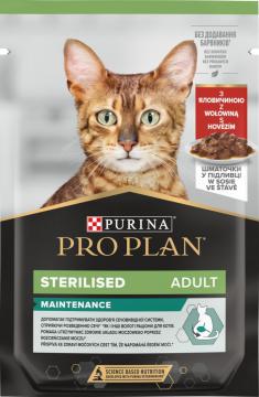 Изображение 1 - ProPlan NutriSavour Sterilised с говядиной в соусе