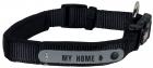 Trixie Premium Collar Black ошейник адресник