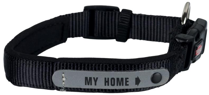 Изображение 1 - Trixie Premium Collar Black Ошейник адресник