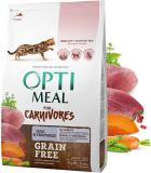 Optimeal Grain-Free Adult Cat беззерновой корм с уткой и овощами