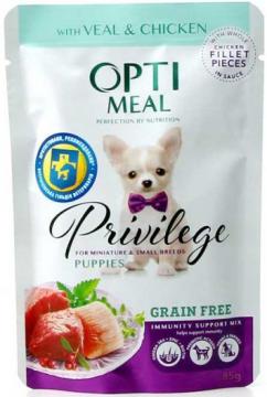 Изображение 1 - Optimeal Privilege Puppy с телятиной и курицей в соусе