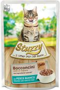 Stuzzy cat White Fish белая рыба в желе для кошек