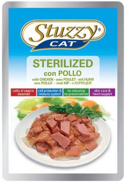 Изображение 1 - Stuzzy Cat Sterilized Chicken Курица в желе для стерилизованных кошек