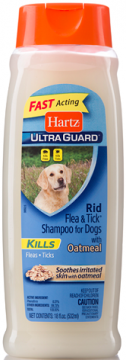 Изображение 1 - Hartz Ultra Guard Flea&Tick Rid Шампунь от блох и клещей с овсянкой