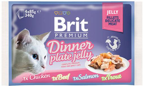 Изображение 1 - Brit Premium Pouch Dinner Plate Jelly Кусочки в желе