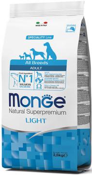 Изображение 1 - Monge All Breed Adult Light с лососем