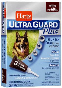Изображение 1 - Hartz UltraGuard Flea&Tick Plus 4in1 капли для собак от 28 кг