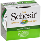 Schesir Филе курицы с рисом для собак, банка