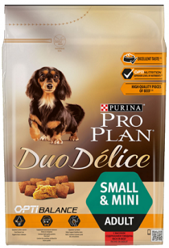 Изображение 1 - ProPlan Duo Delice Adult Small & Mini с говядиной